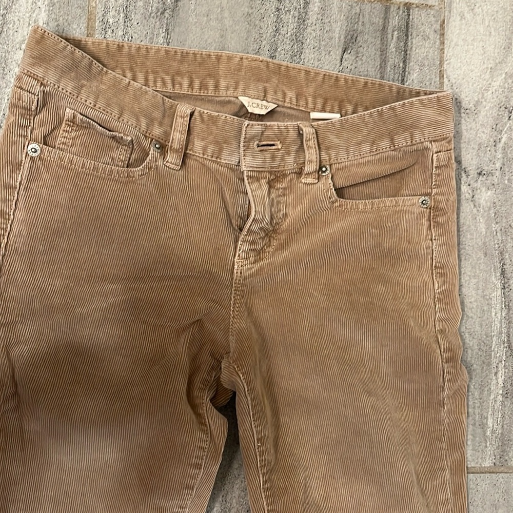 JCREW Camel Corduroy Pants